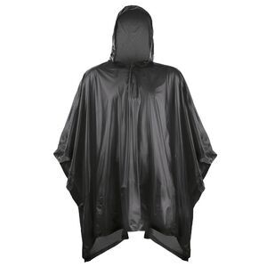 Splashmacs Childrens/Kids Plastic Rain Poncho / Black